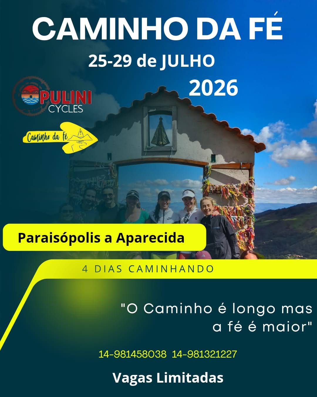 Caminho da Fe - Julho 26 (Caminhando)