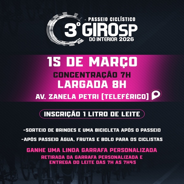 Passeio Ciclístico Poster